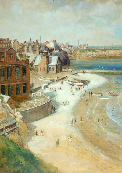 Cullercoats, Northumberland by John Falconar Slater